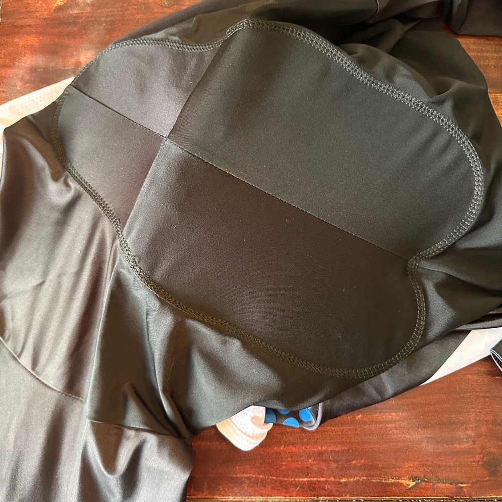 Orbea Cycling Bib Tights XXXL Black Blue Padded Bib Pants - Picture 5 of 6